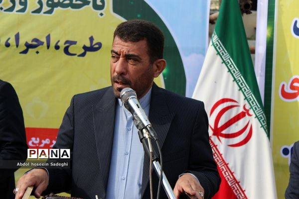 کلنگ ساخت هنرستان شهید داریوش رضایی‌نژاد در ریشهر بوشهر