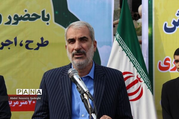 کلنگ ساخت هنرستان شهید داریوش رضایی‌نژاد در ریشهر بوشهر