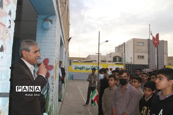 تجدید بیعت با آرمان‌های والای شهدای دانش‌آموز و گمنام شهرستان بهبهان