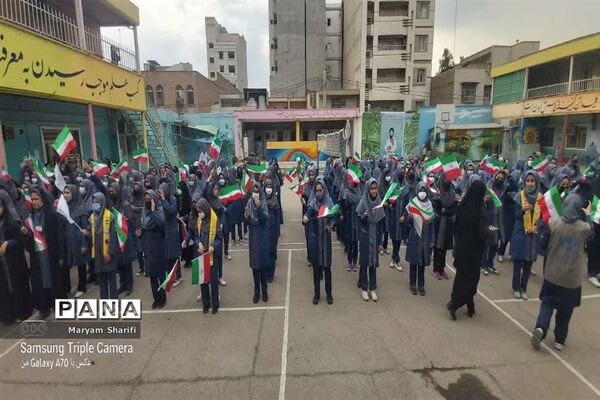برگزاری پویش «همه حاضر» در دبیرستان تشکیلاتی پاینده ناحیه یک اهواز