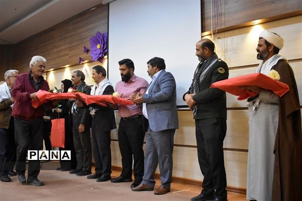 تجلیل از جانبازان بهاباد به مناسبت اعیاد شعبانیه