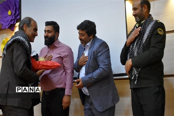 تجلیل از جانبازان بهاباد به مناسبت اعیاد شعبانیه