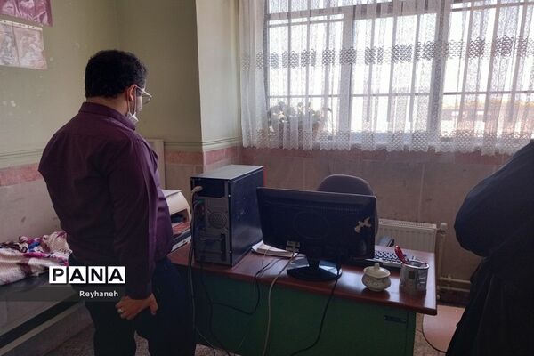 بازدید شبکه بهداشت از دبیرستان عدالت شهر جوادآباد