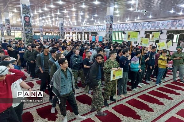 اتمام سفر معنوی راهیان نور پسران منطقه ۵