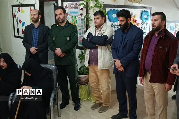 مراسم افتتاحیه دارالقرآن و یادمان شهدا در آموزشگاه شهید قلنبر ناحیه دو شهرری