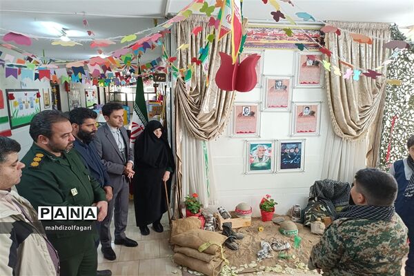 مراسم افتتاحیه دارالقرآن و یادمان شهدا در آموزشگاه شهید قلنبر ناحیه دو شهرری