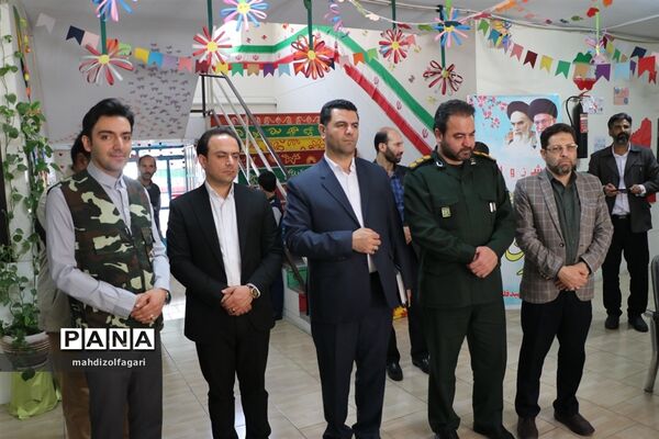 مراسم افتتاحیه دارالقرآن و یادمان شهدا در آموزشگاه شهید قلنبر ناحیه دو شهرری