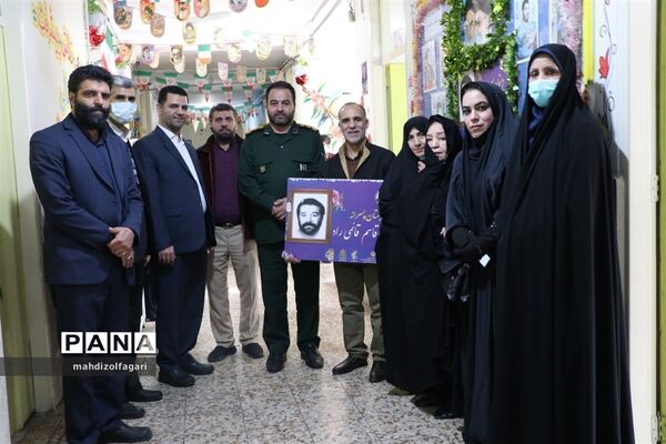 مراسم تغییر نام آموزشگاه مولوی 2 به نام شهید فرهنگی قاسم قائمی راد