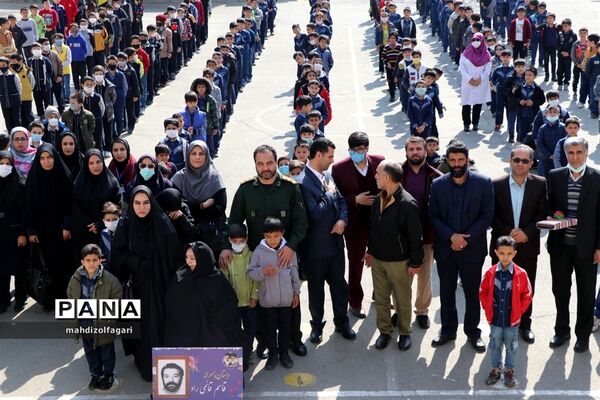 مراسم تغییر نام آموزشگاه مولوی 2 به نام شهید فرهنگی قاسم قائمی راد
