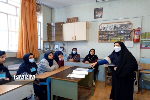 برگزاری طرح ایما در دبیرستان دخترانه سیزده آبان ناحیه یک کرج