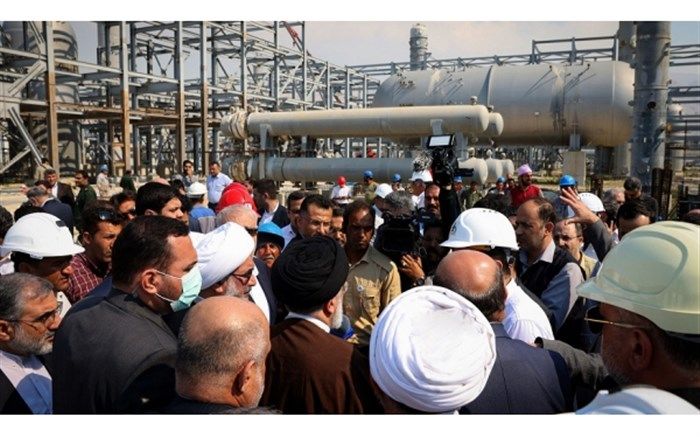 بازدید رئیس جمهوری از پروژه «ایران ال‌ان‌جی» در پارس جنوبی