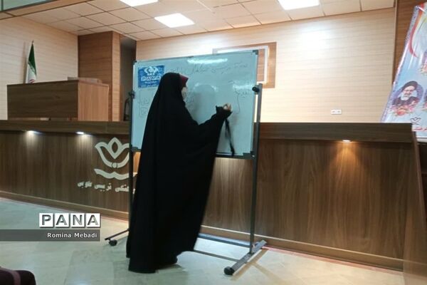 دوره آموزشی خبرنگار،دانش‌آموزان دختر پانا شهرستان اسلامشهر