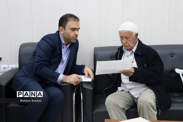 دومین روز فعالیت ستاد ارتباطات مردمی سفر ریاست جمهوری در آموزش و پرورش استان بوشهر