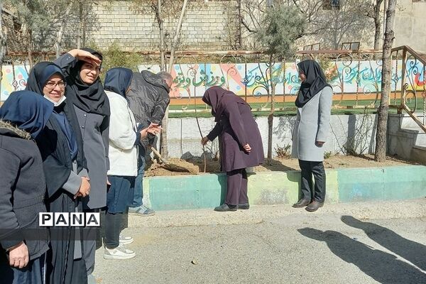 آیین روز درختکاری در مدارس رودهن