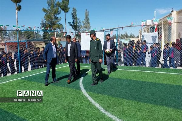 افتتاح زمین  چمن مصنوعی دبستان قرآنی منتظرقائم خاتم