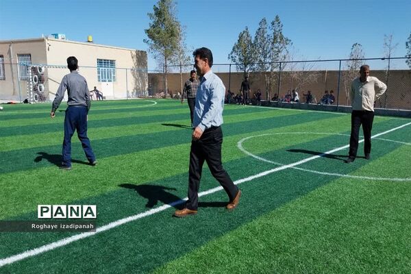 افتتاح زمین  چمن مصنوعی دبستان قرآنی منتظرقائم خاتم