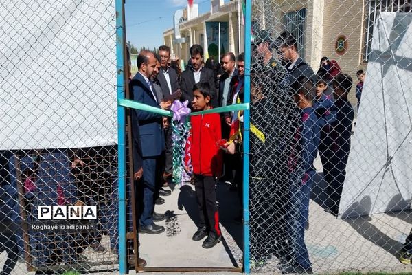 افتتاح زمین  چمن مصنوعی دبستان قرآنی منتظرقائم خاتم