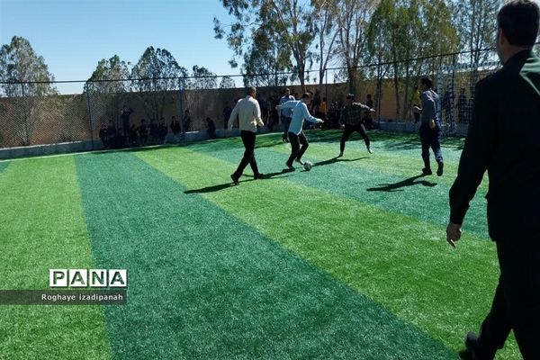 افتتاح زمین  چمن مصنوعی دبستان قرآنی منتظرقائم خاتم