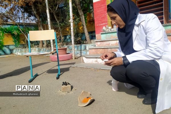 برگزاری کارگاه آموزشی شیمی در دبیرستان نوشین بختیاری بخش جوادآباد