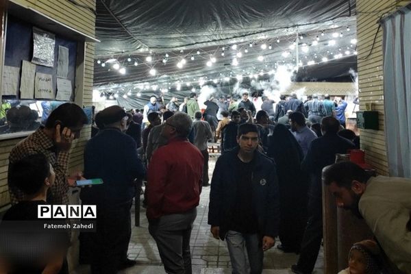 آیین پخت سمنو در مسجدحضرت  رقیه(س) ناحیه 3 شیراز