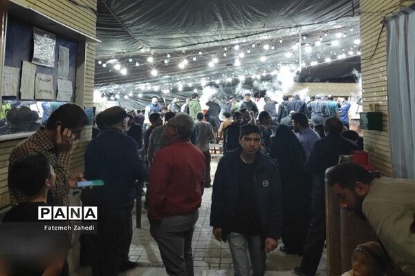آیین پخت سمنو در مسجدحضرت  رقیه(س) ناحیه 3 شیراز