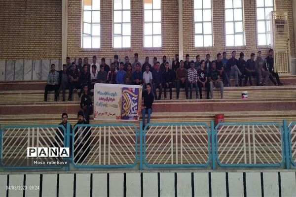 حضور پرشور جوانان شادگانی در مراسم ولادت حضرت اکبر«ع»  و روز جوان