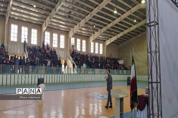 حضور پرشور جوانان شادگانی در مراسم ولادت حضرت اکبر«ع»  و روز جوان