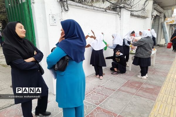 جشن نقاشی گل نرگس در قائمشهر