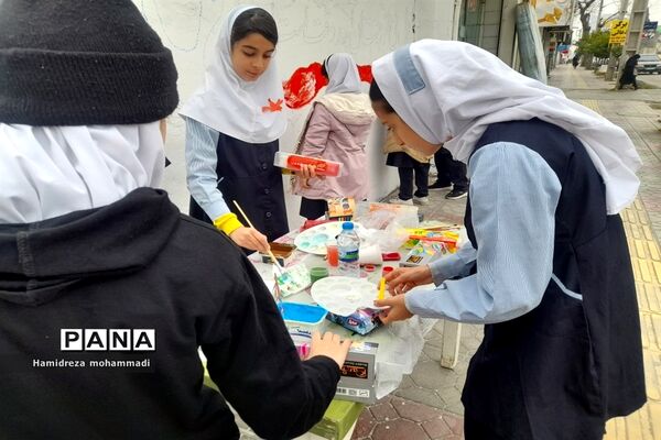 جشن نقاشی گل نرگس در قائمشهر