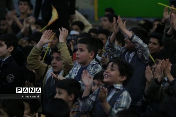 مراسم بزرگ عاشقان مهدی در کاشمر