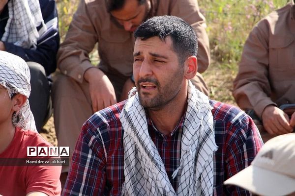 دانش‌آموزان پسر رودهن در اردوی راهیان نور