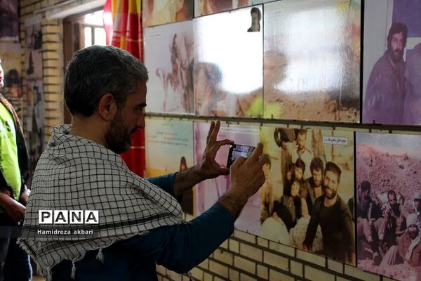 دانش‌آموزان پسر رودهن در اردوی راهیان نور