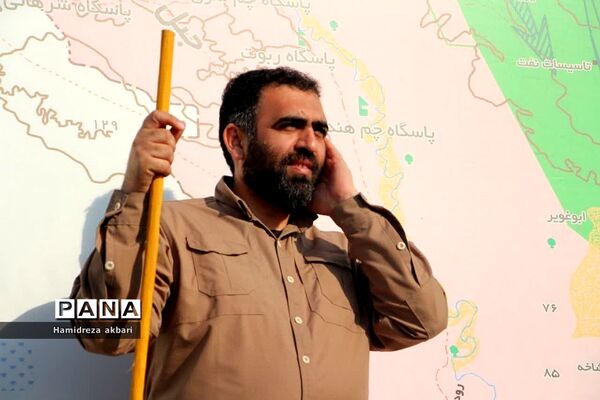 دانش‌آموزان پسر رودهن در اردوی راهیان نور