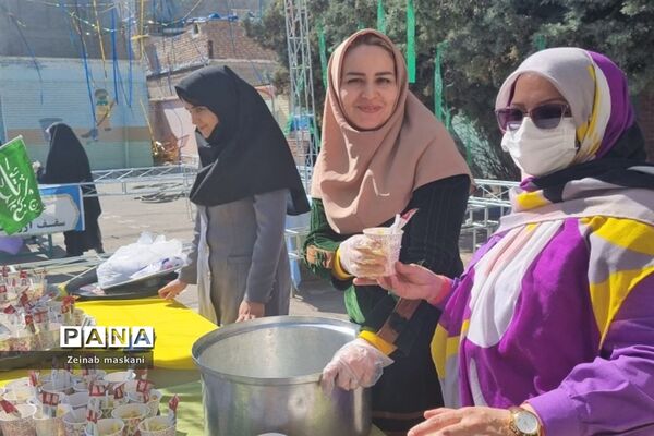 جشن اعیاد شعبانیه و تقدیر از دانش‌آموزان ممتاز در مدرسه شهید قدرت بیگلو ملارد