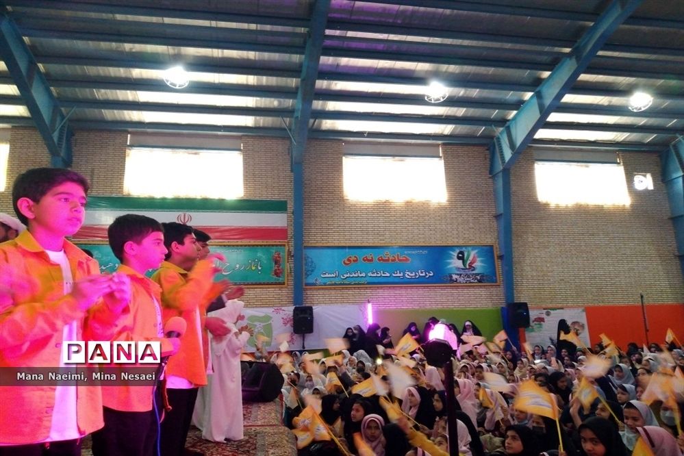 اجتماع عظیم دختران عاشقان مهدی (عج) در شهرستان کاشمر