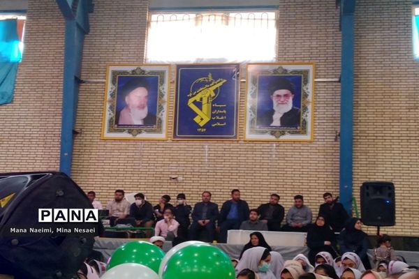 اجتماع عظیم دختران عاشقان مهدی (عج) در شهرستان کاشمر