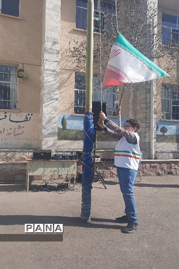 برگزاری مراسم روز درختکاری در آموزشگاه علامه حلی ناحیه‌۲ زنجان