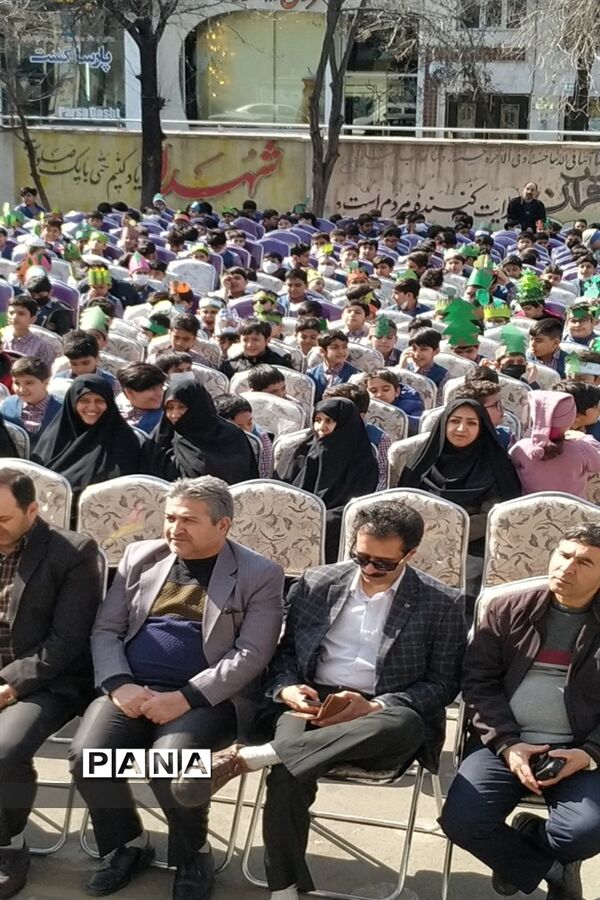 برگزاری مراسم روز درختکاری در آموزشگاه علامه حلی ناحیه‌۲ زنجان