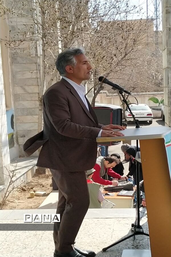 برگزاری مراسم روز درختکاری در آموزشگاه علامه حلی ناحیه‌۲ زنجان