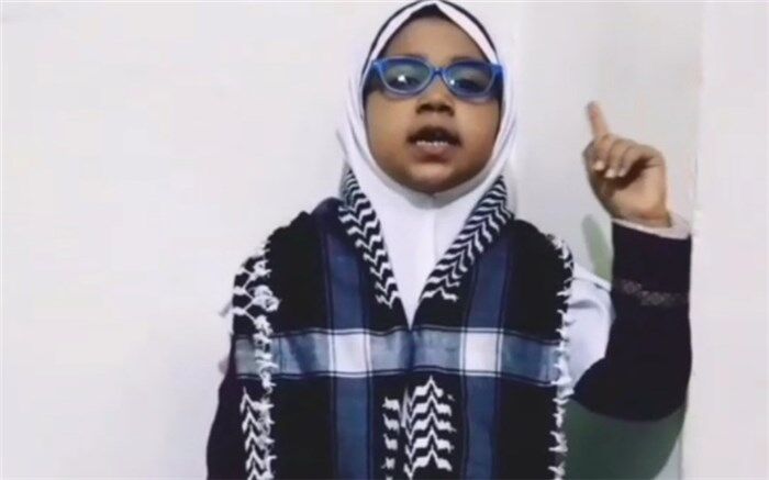دانش‌آموز رودهنی از علاقه‌اش به امام زمان(ع) می‌گوید/فیلم