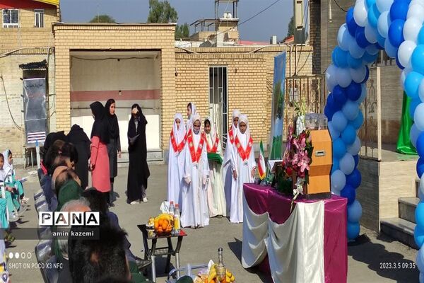 نواختن زنگ نیکو کاری در مدارس شهرستان شوش