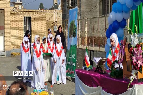 نواختن زنگ نیکو کاری در مدارس شهرستان شوش
