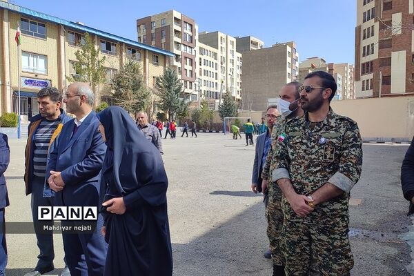 آیین نمادین روز درختکاری در دبیرستان استعدادهای درخشان شهید بهشتی رودهن