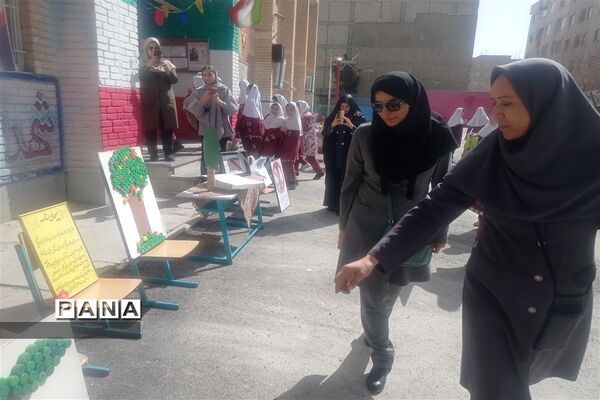 مراسم روز درختکاری در مدرسه پروین اعتصامی شهرستان قدس