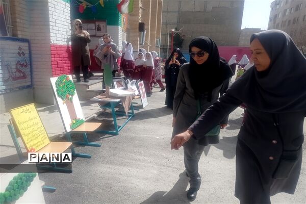 مراسم روز درختکاری در مدرسه پروین اعتصامی شهرستان قدس