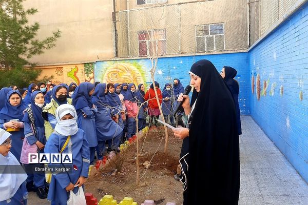 کاشت نهال به یاد شهید حاج قاسم سلیمانی و شهید کبیری طامه