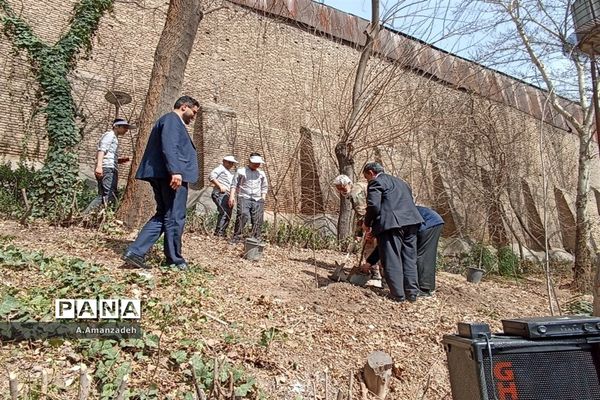 با کاشت هر درخت، یادشهیدی را زنده نگه می‌داریم