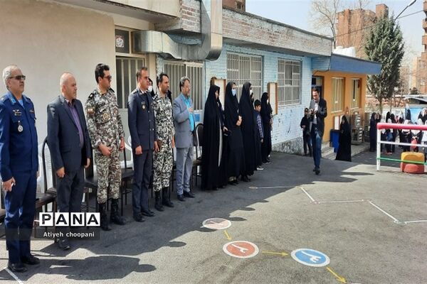 آیین روز درختکاری در دبستان دخترانه شهید یاسینی منطقه ۱۴