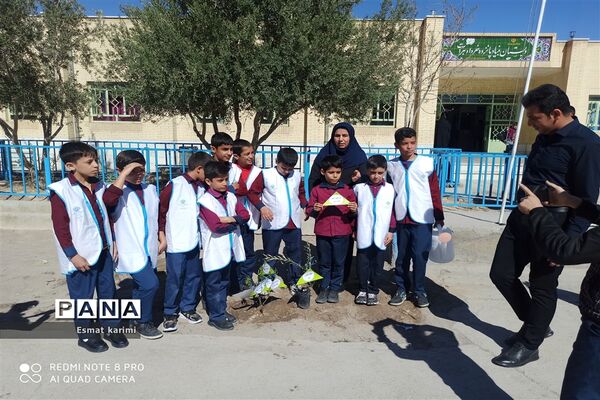 روز درختکاری دبستان جیحون