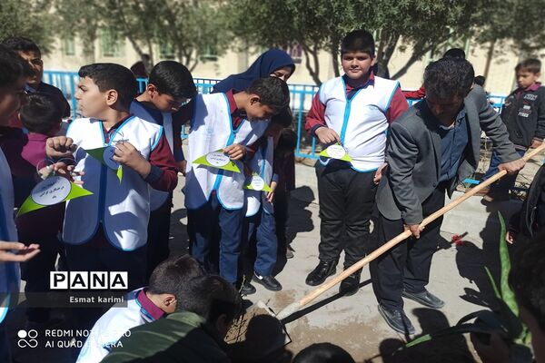 روز درختکاری دبستان جیحون